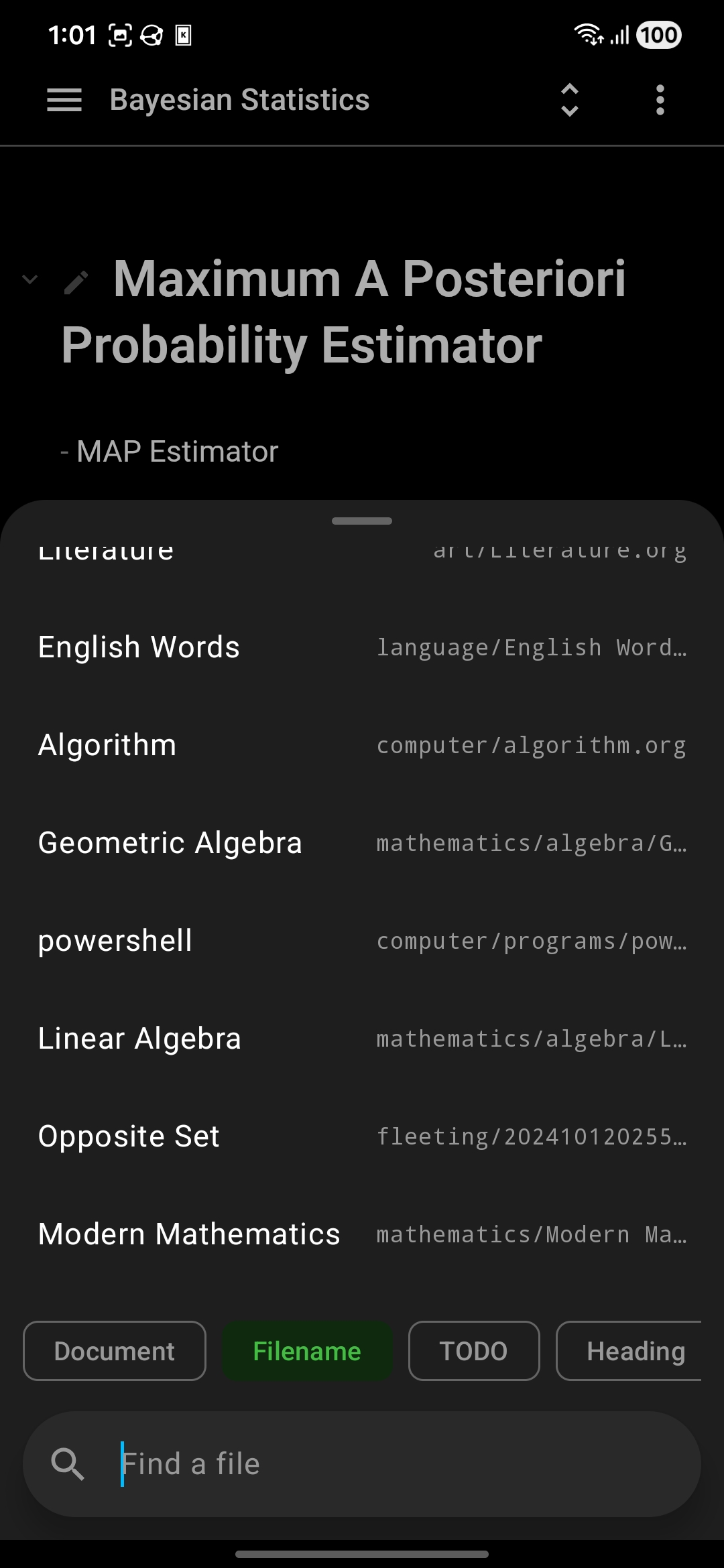 Omni search results